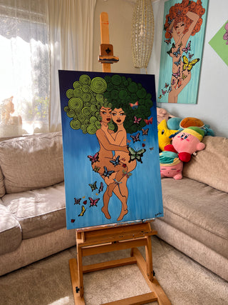 "Grow with me" Canvas Print