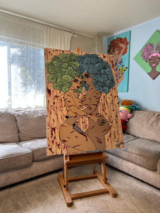 "Angry Princesses" Canvas Print